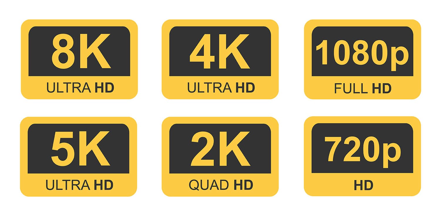 映像制作する場合はFullHD、4K、8Kどれがよい？それぞれの違いを解説