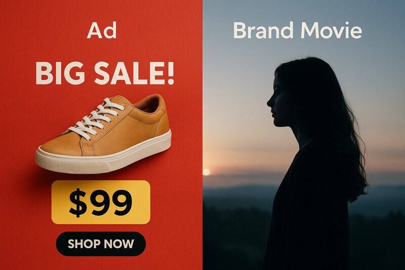 ブランドムービーと広告動画の違い