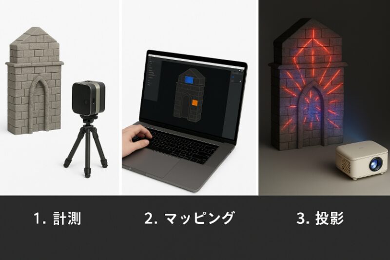プロジェクションマッピングの仕組み