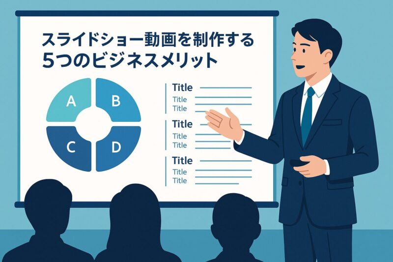 スライドショー動画を制作する5つのビジネスメリット